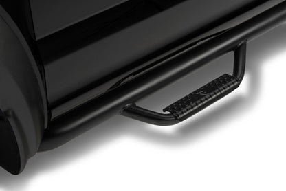 Nerf Step Bar Cab Length (2 Steps per Side) 2017-2026 Ford F-250/F-350/F-450 Crew Cab Textured Black NFab