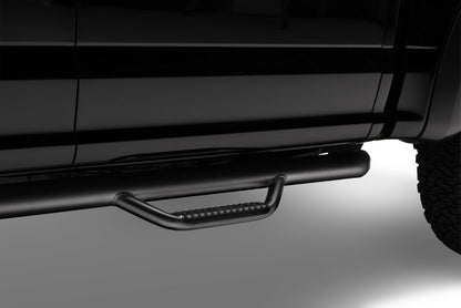 Nerf Step Bar Cab Length (2 Steps per Side) 2017-2026 Ford F-250/F-350/F-450 Crew Cab Textured Black NFab