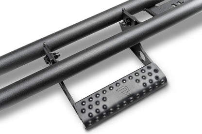 RKR Step System Full Length (1 Step Mount/1 Step per Side) 1.75 Inch Rails 2021-2025 Ford Bronco 2-Dr Textured Black NFab