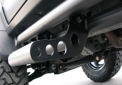 RKR Step System Full Length (1 Step Mount/1 Step per Side) 1.75 Inch Rails 2021-2025 Ford Bronco 2-Dr Textured Black NFab