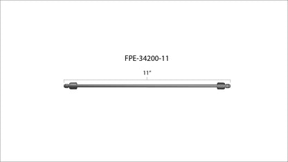 High Pressure Fuel Line 8mm x 3.5mm Line M14 x 1.5 Nuts Fleece Performance