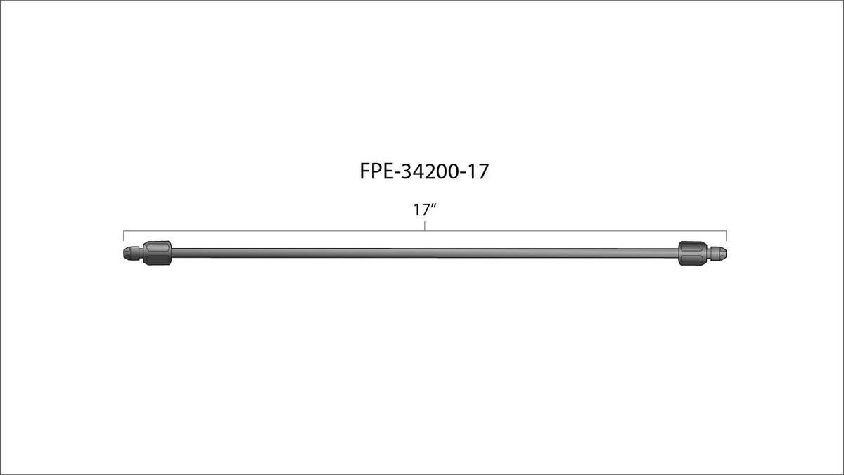 High Pressure Fuel Line 8mm x 3.5mm Line M14 x 1.5 Nuts Fleece Performance