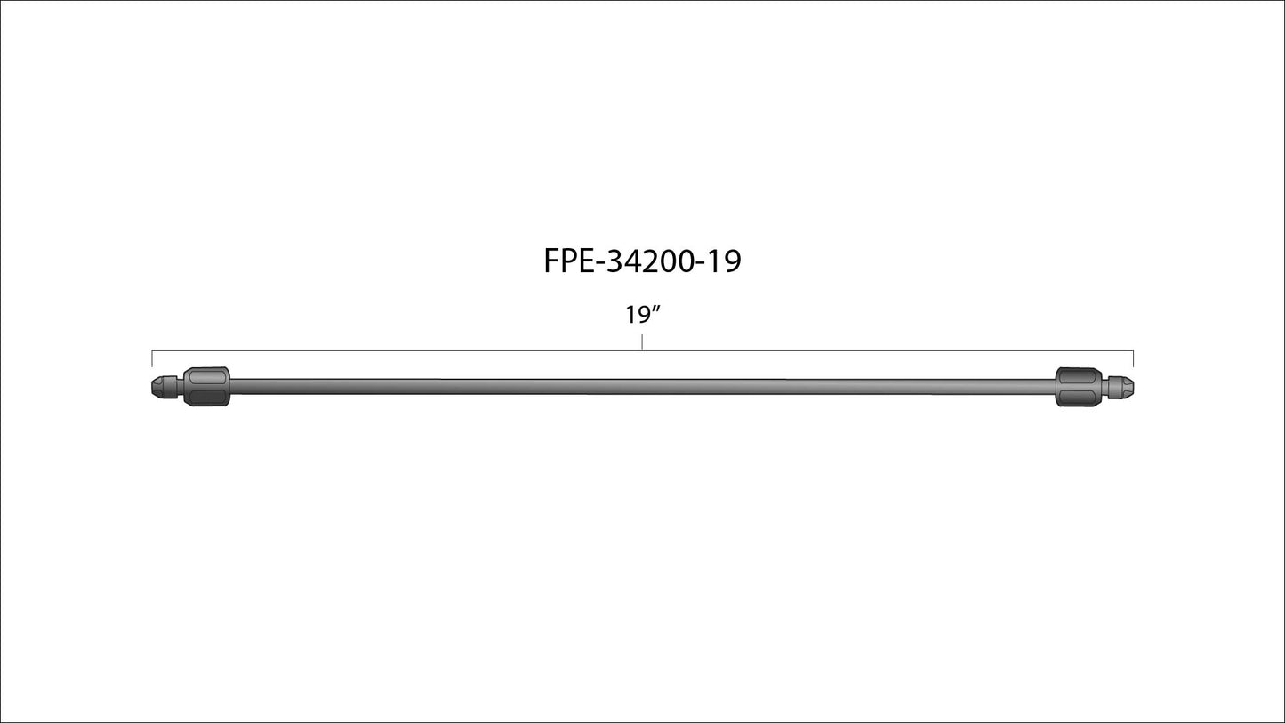 High Pressure Fuel Line 8mm x 3.5mm Line M14 x 1.5 Nuts Fleece Performance