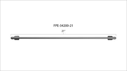 High Pressure Fuel Line 8mm x 3.5mm Line M14 x 1.5 Nuts Fleece Performance