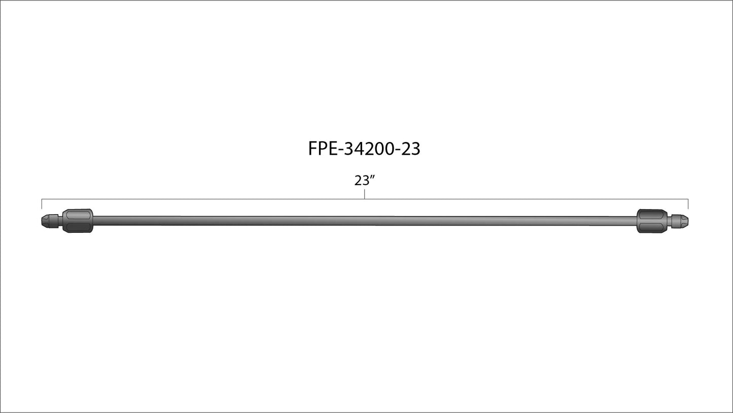 High Pressure Fuel Line 8mm x 3.5mm Line M14 x 1.5 Nuts Fleece Performance