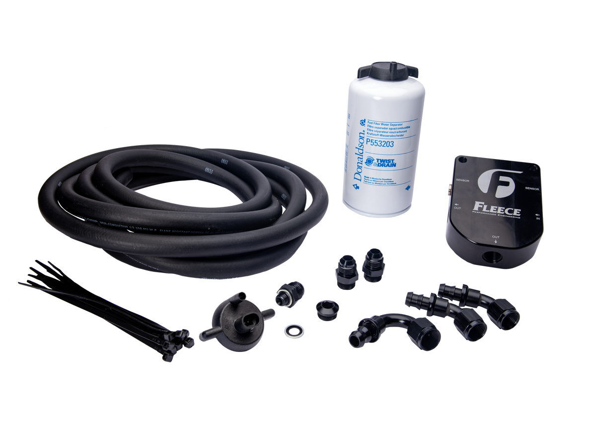 1998.5-2002 Dodge Cummins Auxiliary Fuel Filter Kit Fleece Performance