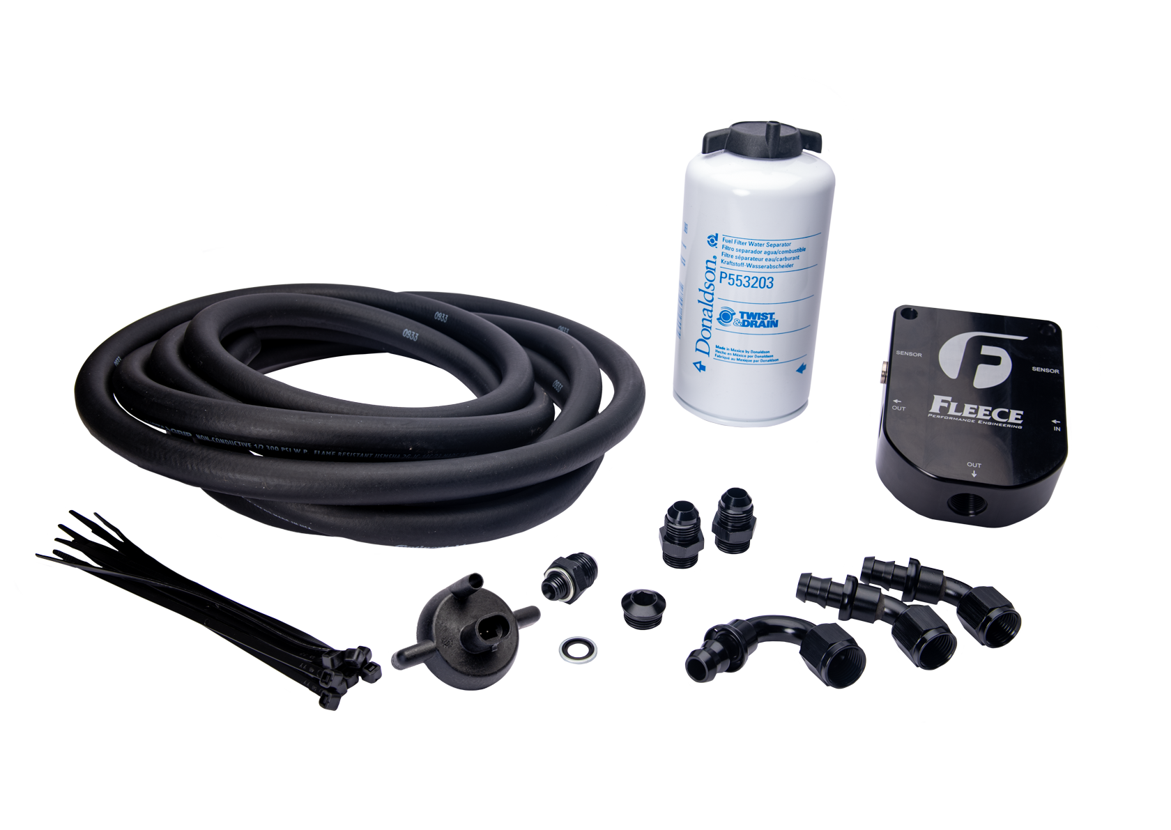 1998.5-2002 Dodge Cummins Auxiliary Fuel Filter Kit Fleece Performance