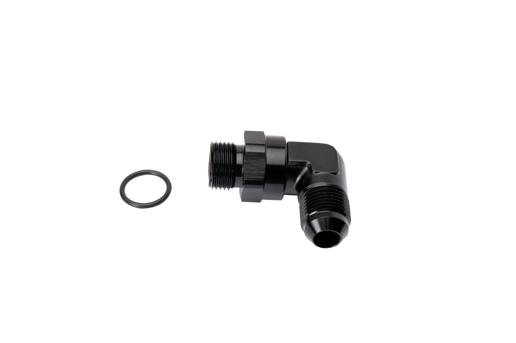Negative 8AN to 3/4-16 O-ring, 90 Degree Fitting