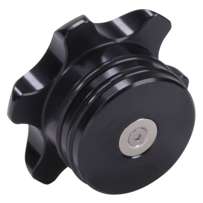 Black Anodized Billet Fuel Cap For 2013-2018 Cummins Fleece Performance