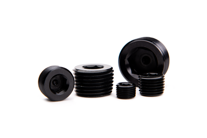 1/4 Inch NPT Hex Socket Plug Black Fleece Performance