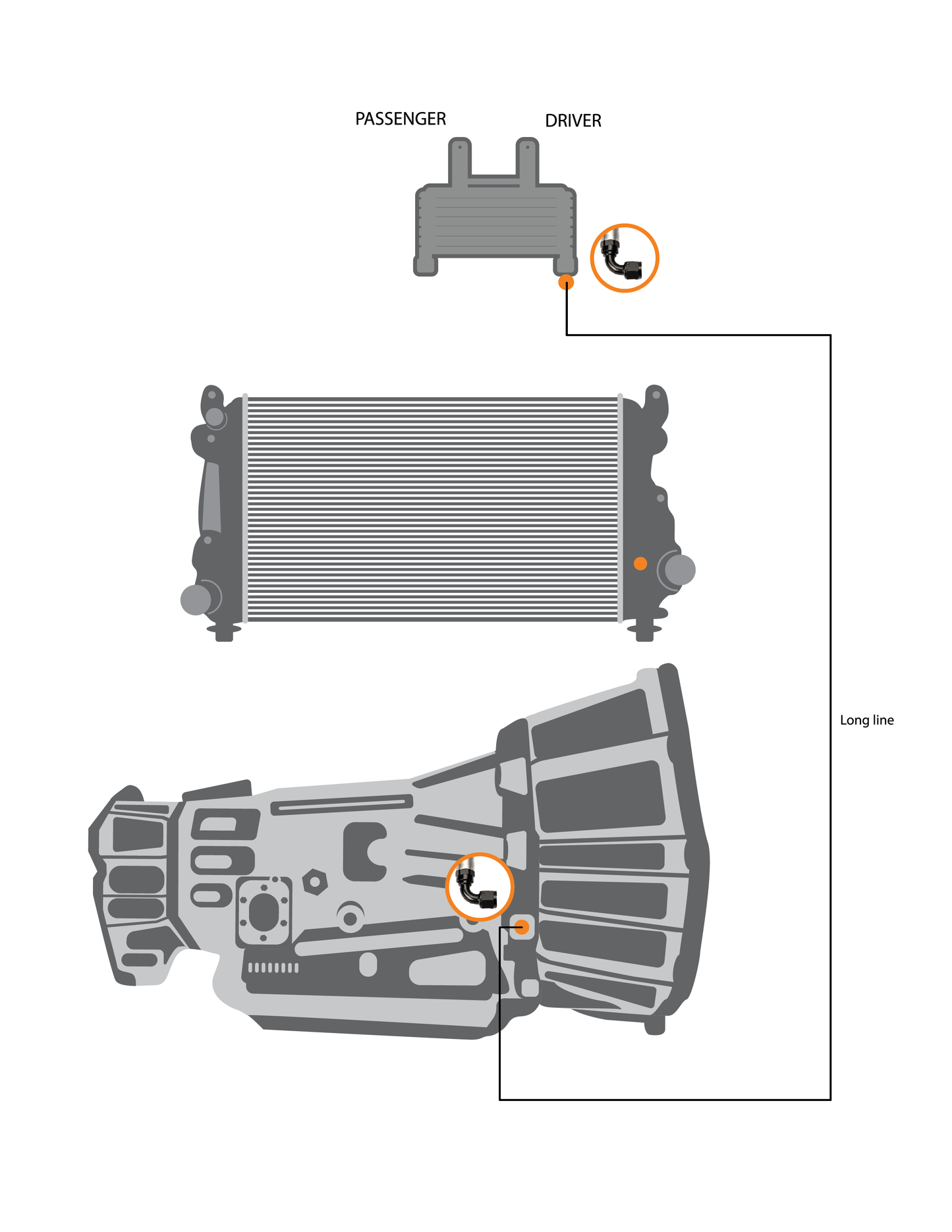 Replacement Transmission Line LB7/LLY (Short Line) Fleece Performance