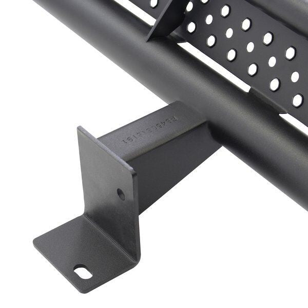 Frame Mounted Steel Rock Sliders Textured Black 2020-2025 Jeep Gladiator Go Rhino