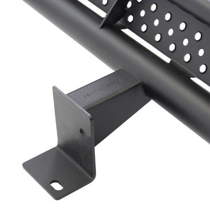 Frame Mounted Steel Rock Sliders Textured Black 2020-2025 Jeep Gladiator Go Rhino