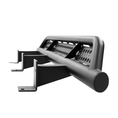 Frame Mounted Steel Rock Sliders Textured Black 2020-2025 Jeep Gladiator Go Rhino