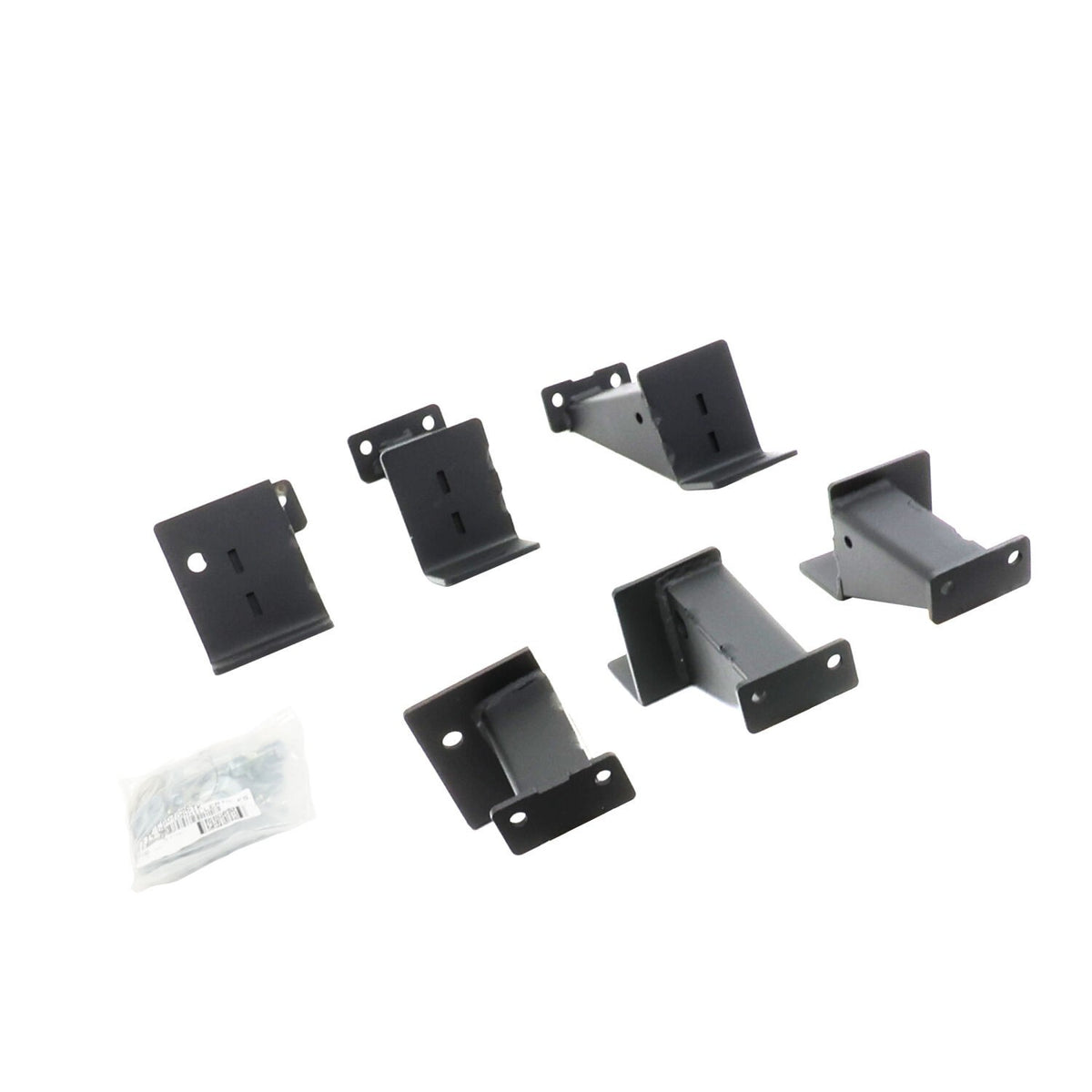 Dominator Extreme Frame Slider Mounting Brackets Only Textured Black For 2007-2018 Jeep Wrangler JK Go Rhino