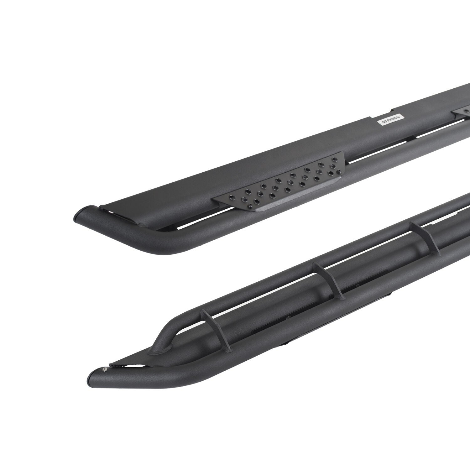 Dominator Xtreme DT SideSteps With Frame Mounted Bracket Kit Textured Black 2020-2025 Jeep Gladiator Go Rhino