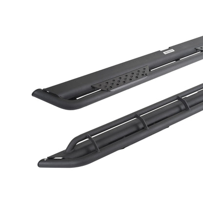 Dominator Xtreme DT SideSteps With Frame Mounted Bracket Kit Textured Black 2020-2025 Jeep Gladiator Go Rhino