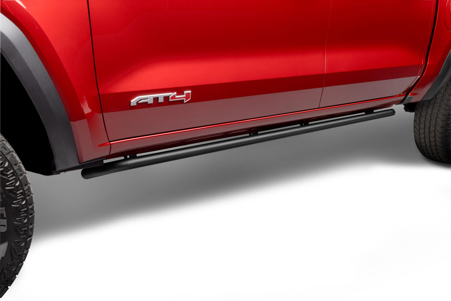 RKR Rock Rails Cab Length (2 Steps per Side) 2015-2025 Chevy Colorado/GMC Canyon Crew Cab Textured Black NFab