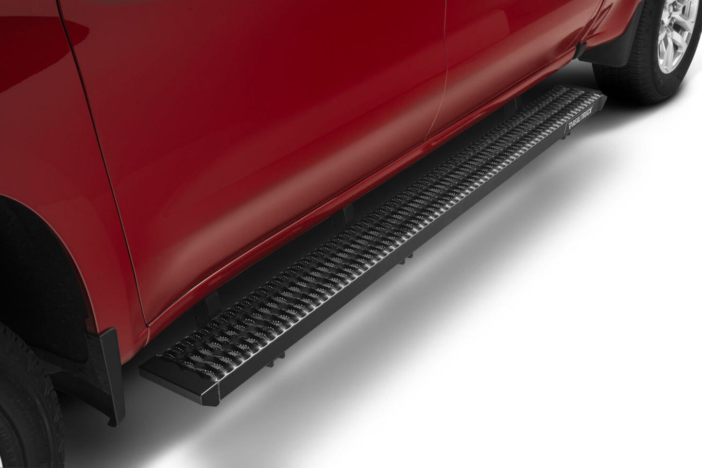 Growler Step System Cab Length (1 Step per Side) 7 Inch Board 2007-2018 Chevy Silverado/GMC Sierra 1500/2007-2019 2500 HD/3500 HD Crew Cab Gas Engine Textured Black NFab