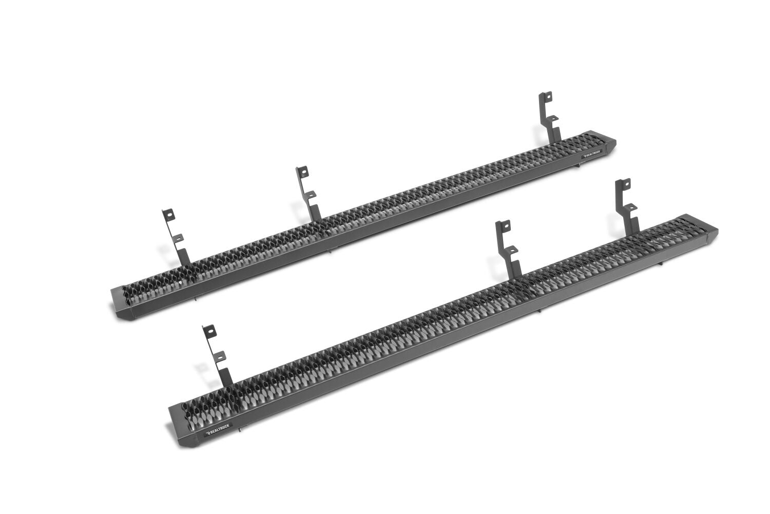 Growler Step System Cab Length (1 Step per Side) 7 Inch Board 2019 (New Body Style)-2025 Chevy Silverado/GMC Sierra 1500/2020-2025 2500 HD/3500 HD Crew Cab Textured Black NFab