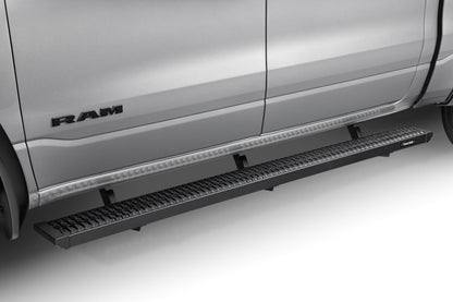 Growler Step System Cab Length (1 Step per Side) 7 Inch Board 2019-2025 (New Body Style) Ram 1500 Crew Cab Textured Black NFab