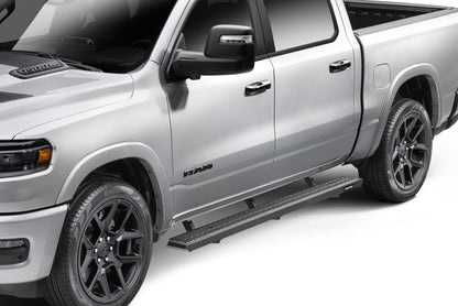 Growler Step System Cab Length (1 Step per Side) 7 Inch Board 2019-2025 (New Body Style) Ram 1500 Crew Cab Textured Black NFab