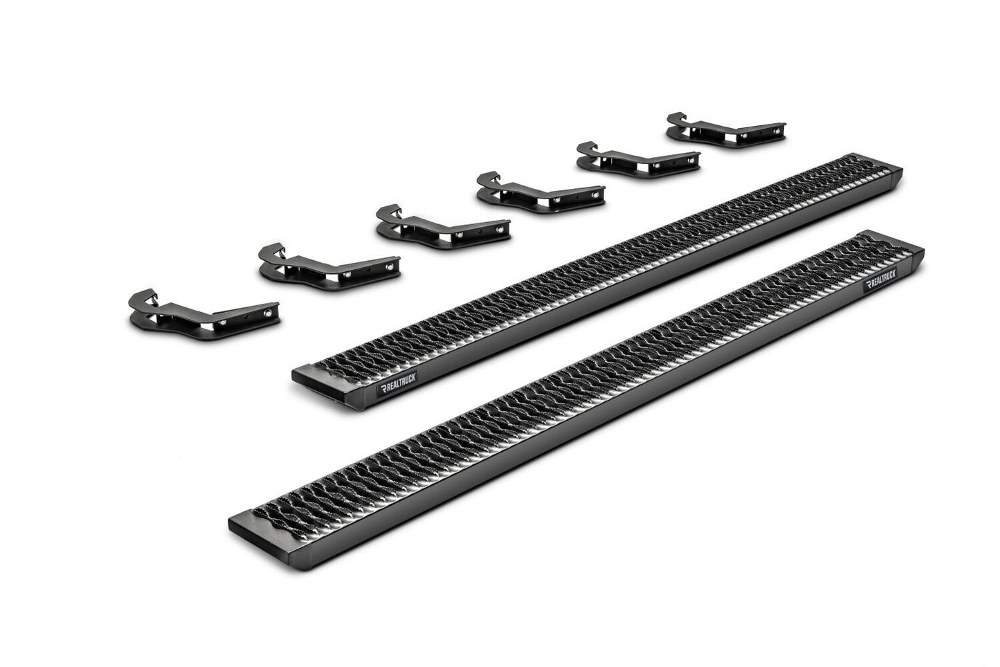 Growler Step System Cab Length (1 Step per Side) 7 Inch Board 2019-2025 Ram 2500/3500/4500/5500 Crew Cab Textured Black NFab
