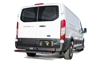 Growler Step System Rear Door Step 2019-2025 Ford Transit Van Textured Black NFab