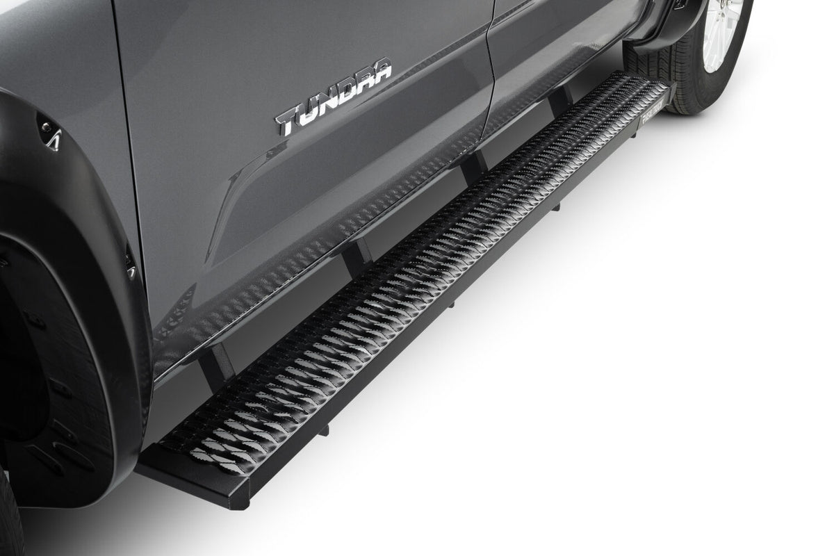 Growler Step System Cab Length (1 Step per Side) 7 Inch Board 2007-2021 Toyota Tundra CrewMax Textured Black NFab
