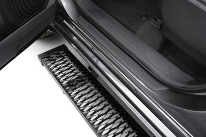 Growler Step System Cab Length (1 Step per Side) 7 Inch Board 2007-2021 Toyota Tundra CrewMax Textured Black NFab