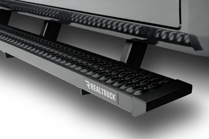 Growler Step System Cab Length (1 Step per Side) 7 Inch Board 2007-2021 Toyota Tundra CrewMax Textured Black NFab