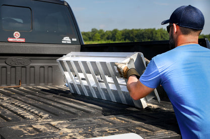1 Pair Heavy Duty 8 foot Foldable Aluminum Loading Ramp 15 Inch x 96 Inch 3K Capacity Per Ramp Gen Y Hitch