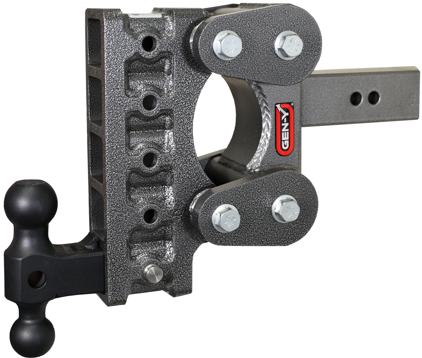 The Boss Torsion Flex 2.5 Inch Shank 7.5 Inch Drop 1.7K TW 16K Hitch & GH-051 Dual-Ball Gen Y Hitch