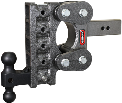 The Boss Torsion Flex 2.5 Inch Shank 7.5 Inch Drop 1.7K TW 16K Hitch & GH-051 Dual-Ball Gen Y Hitch