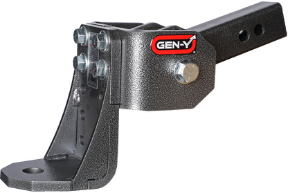 Glyder Torsion Flex 2 Inch Shank 6 Inch drop .4K .7K TW 7K Hitch & Ball Platform with 1 Inch Diameter Mounting Hole Gen Y Hitch