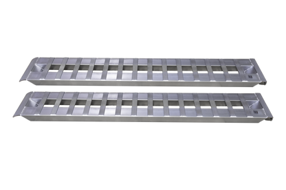 1 Pair Heavy Duty 8 foot Aluminum Loading Ramps 15 Inch x 96 Inch 5K Capacity Per Ramp Gen Y Hitch