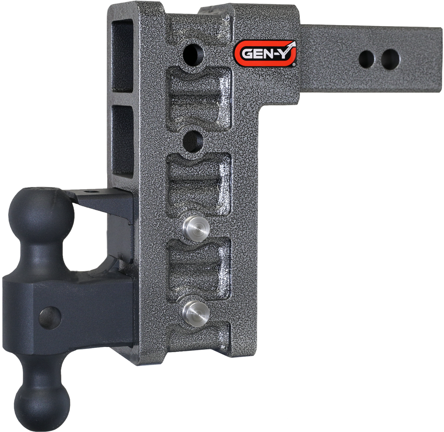 Mega Duty 2.5 Inch Shank 9 Inch Drop 3.5K TW 32K Hitch & GH-0161 Dual-Ball & GH-0162 Pintle Lock Gen Y Hitch