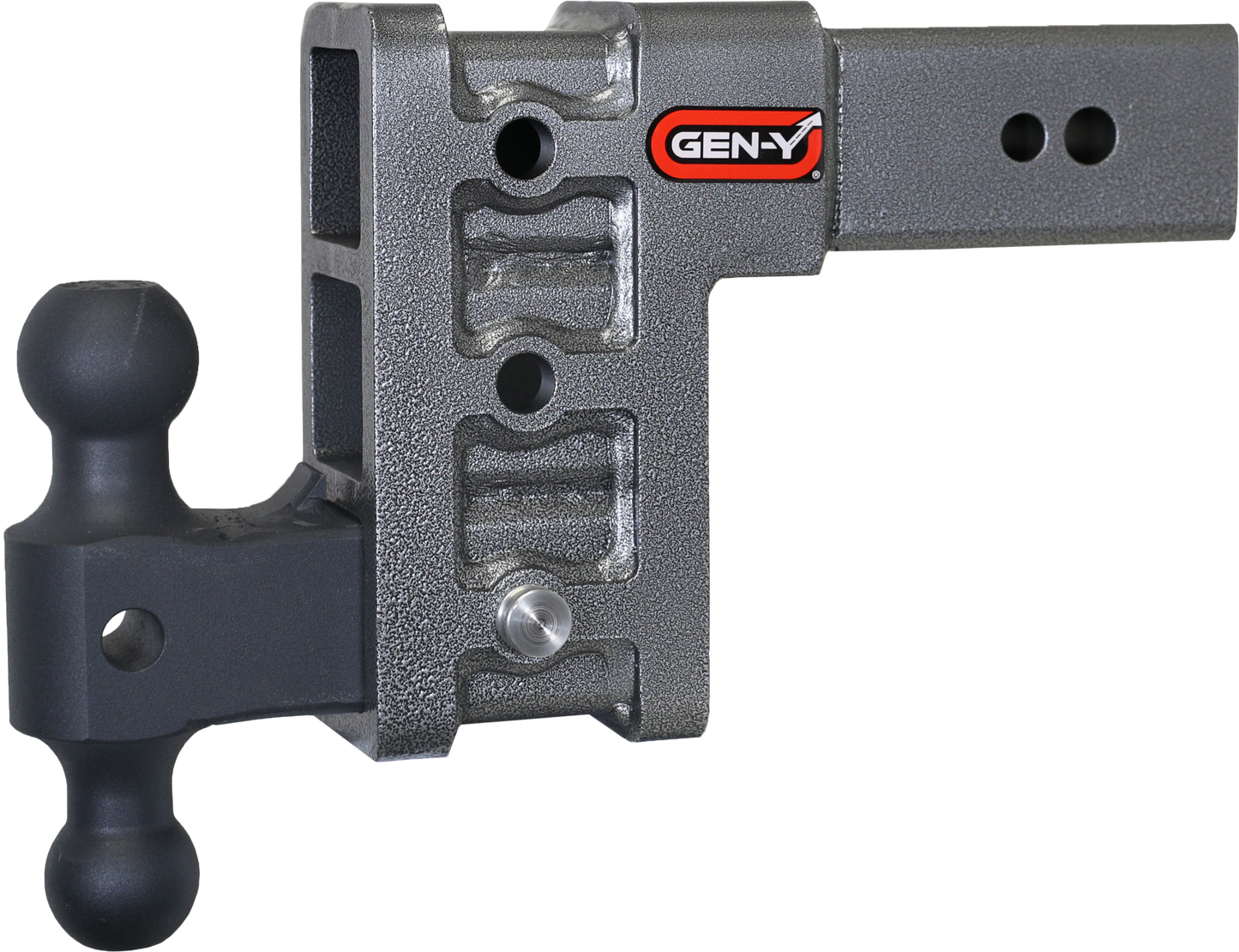 Mega Duty 3 Inch Shank 6 Inch Drop 3.5K TW 32K Hitch & GH-0161 Dual-Ball Gen Y Hitch