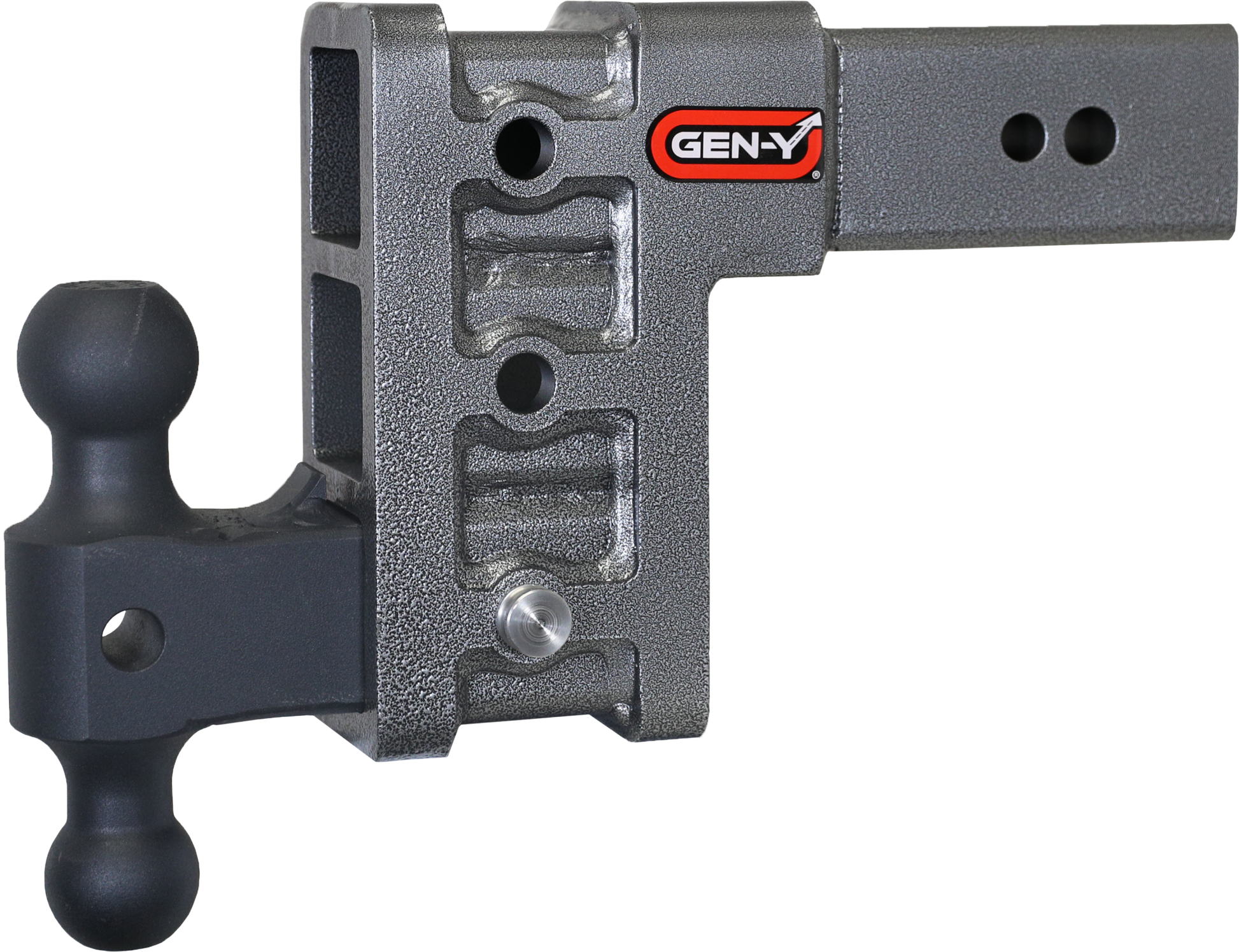 Mega Duty 3 Inch Shank 6 Inch Drop 3.5K TW 32K Hitch & GH-0161 Dual-Ball Gen Y Hitch