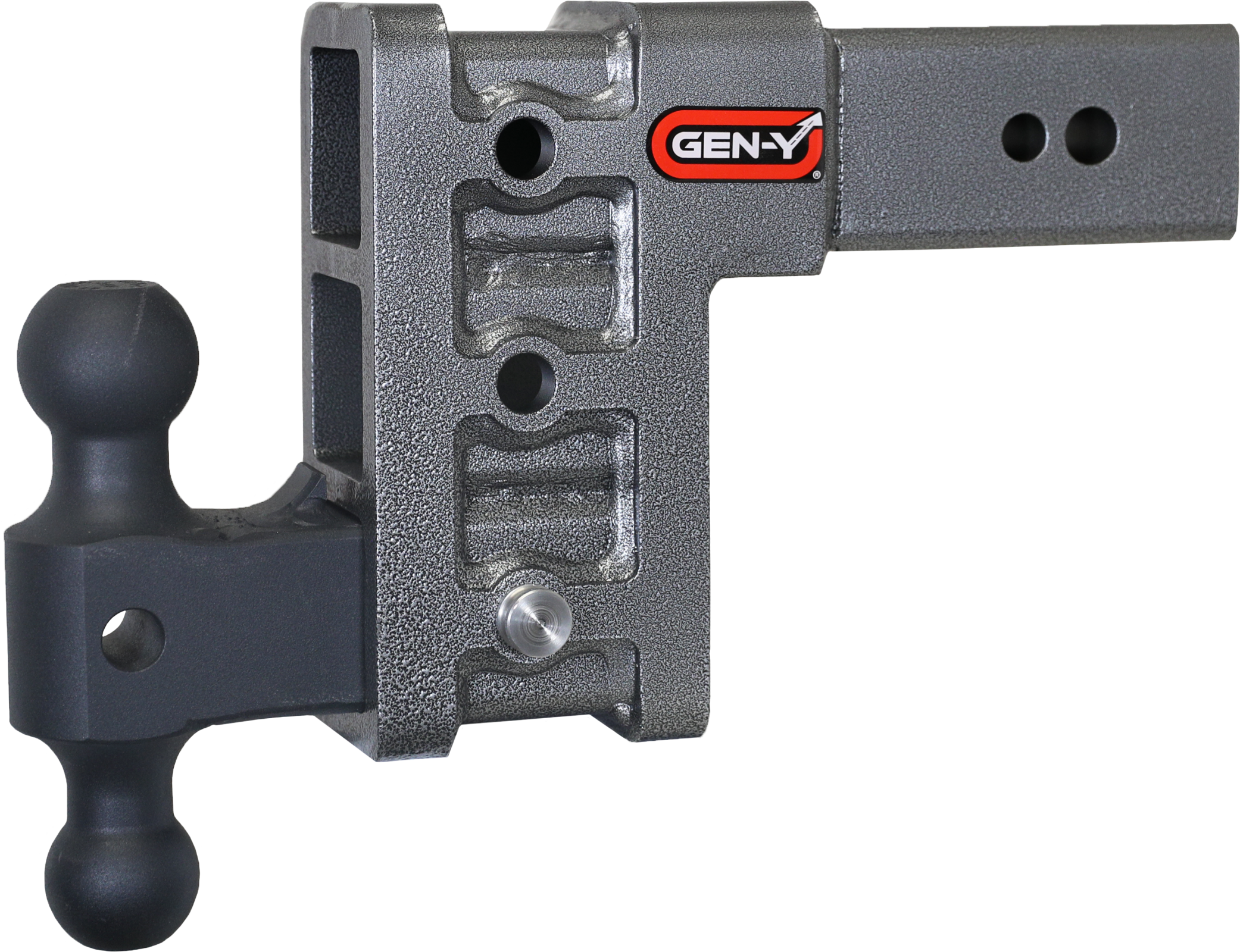 Mega Duty 3 Inch Shank 6 Inch Drop 3.5K TW 32K Hitch & GH-0161 Dual-Ball Gen Y Hitch