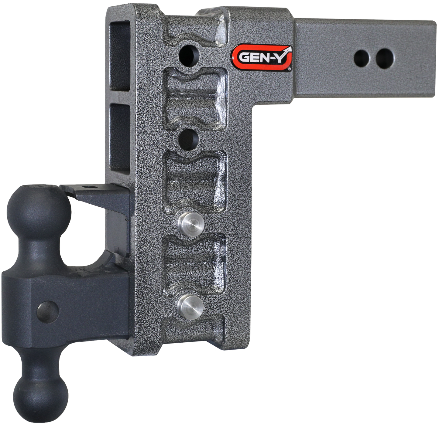 Mega Duty 3 Inch Shank 9 Inch Drop 3.5K TW 32K Hitch & GH-0161 Dual-Ball & GH-0162 Pintle Lock Gen Y Hitch