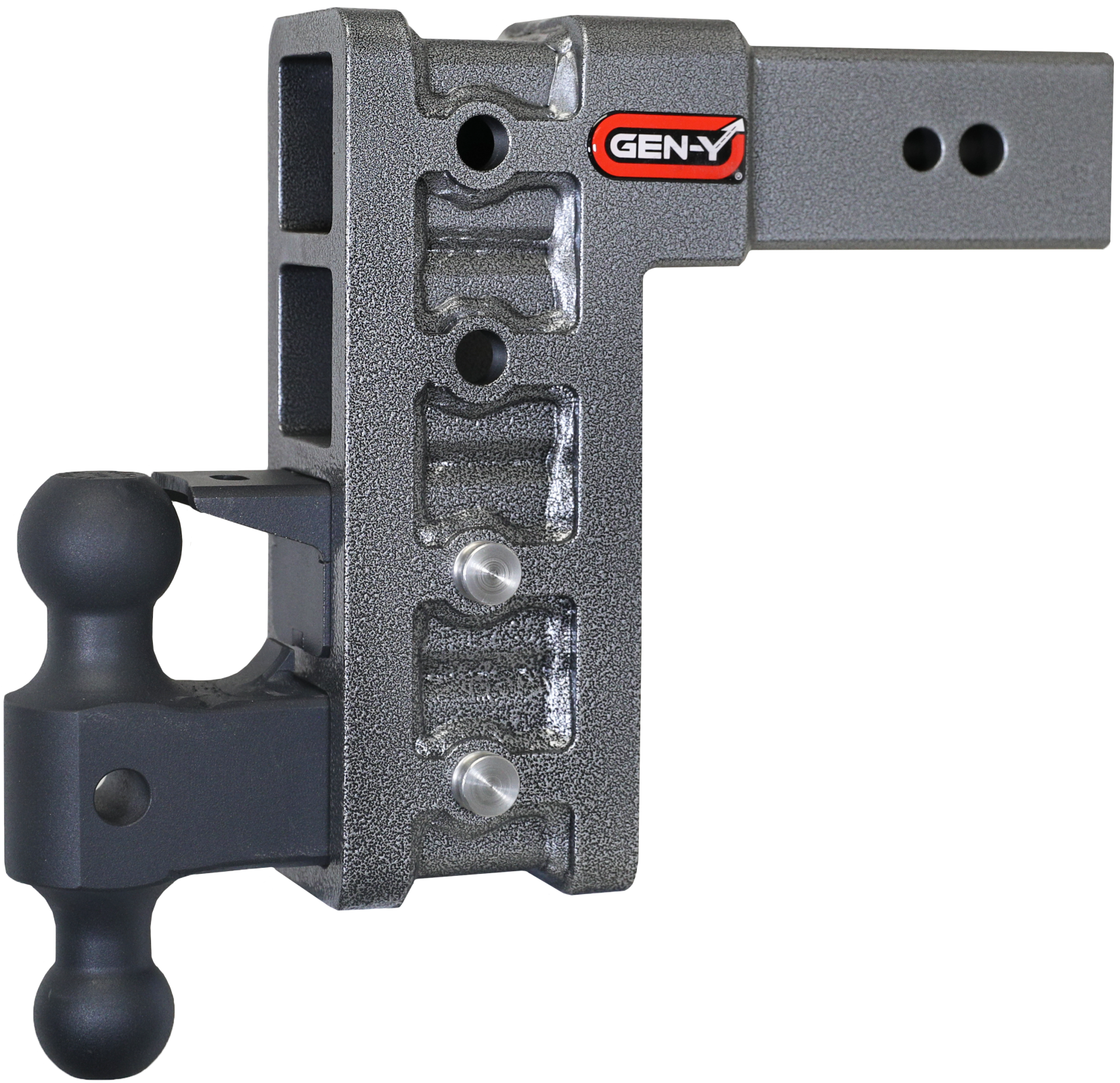 Mega Duty 3 Inch Shank 9 Inch Drop 3.5K TW 32K Hitch & GH-0161 Dual-Ball & GH-0162 Pintle Lock Gen Y Hitch
