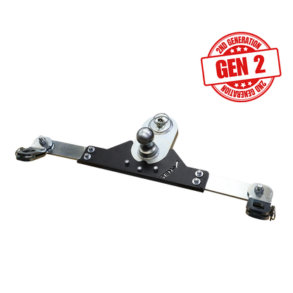 Main Assy GoosePuck GEN II 5 Inch Offset 25K Overall Towing With Safety Chain Anchors Incorporated Ford 2017 to Current Gen Y Hitch