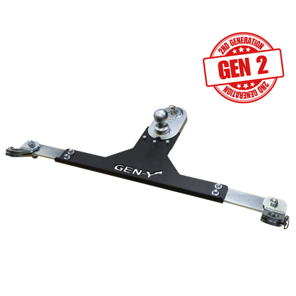 Main Assy GoosePuck GEN II 5 Inch Offset 25K Overall Towing With Safety Chain Anchors Incorporated Dodge RAM Gen Y Hitch