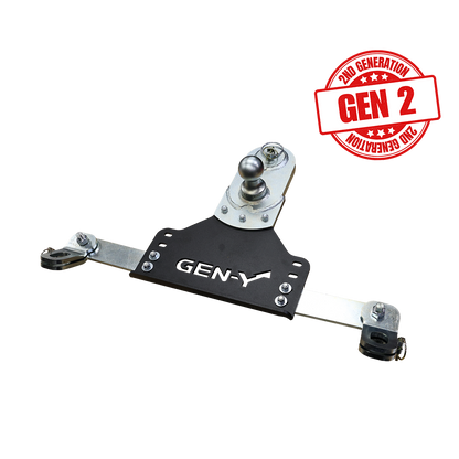 Main Assy GoosePuck GEN II 5 Inch Offset 25K Overall Towing With Safety Chain Anchors Incorporated GM 2018-19 Short & Long Bed Gen Y Hitch
