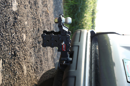 Phantom X 2 Inch Solid Shank 4.5 Inch Drop 1K TW 10K Hitch Platinum Ball Mount (GH-103705) Gen Y Hitch