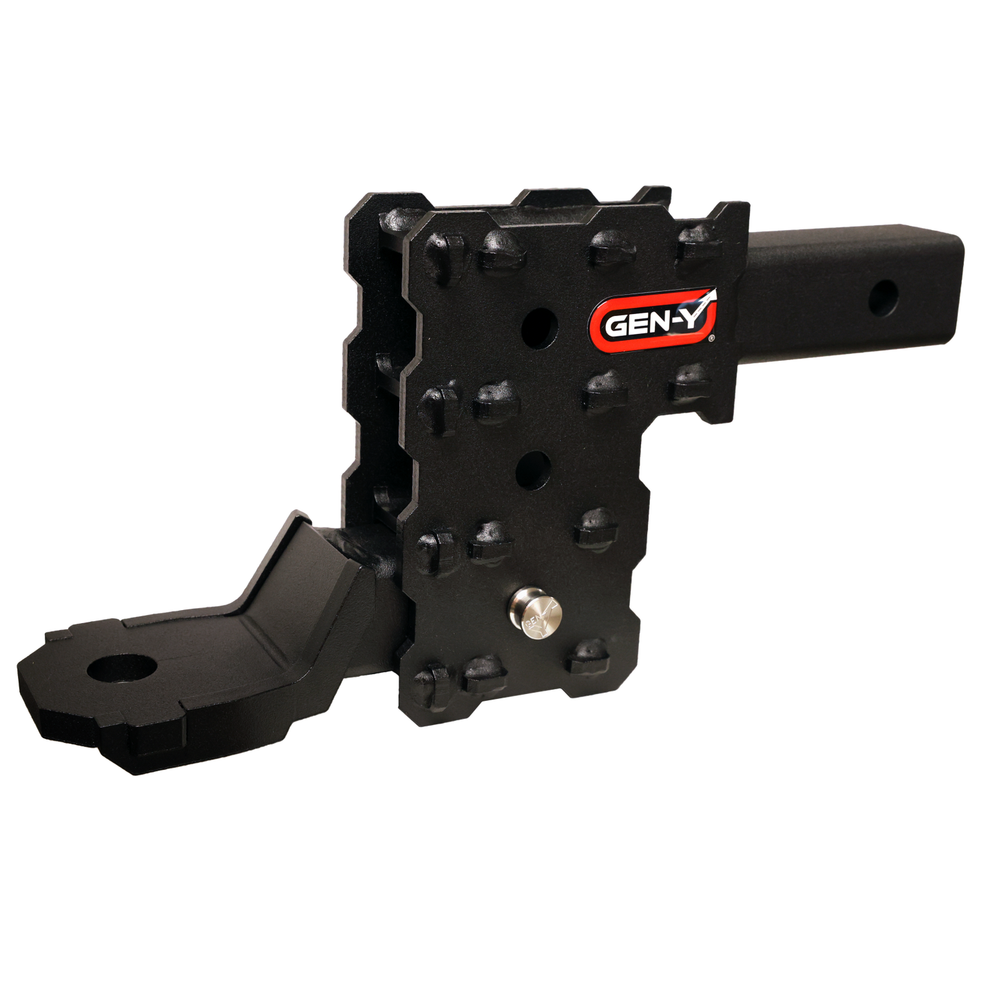 Phantom X 2 Inch Solid Shank 4.5 Inch Drop 1K TW 10K Hitch Platinum Ball Mount (GH-103705) Gen Y Hitch