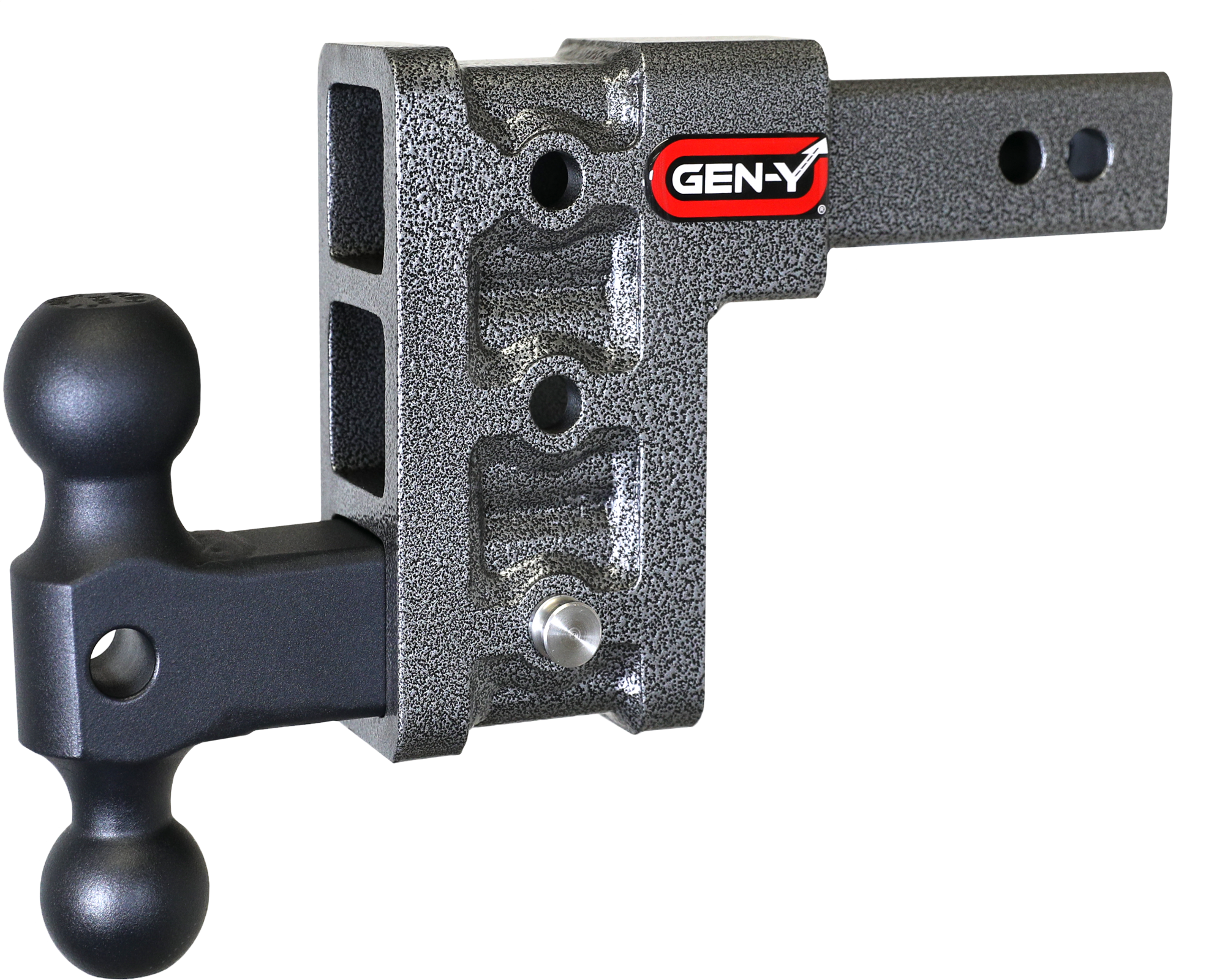 Mega Duty 2 Inch Shank 5 Inch Drop 1.5K TW 10K Hitch & GH-031 Dual-Ball Gen Y Hitch