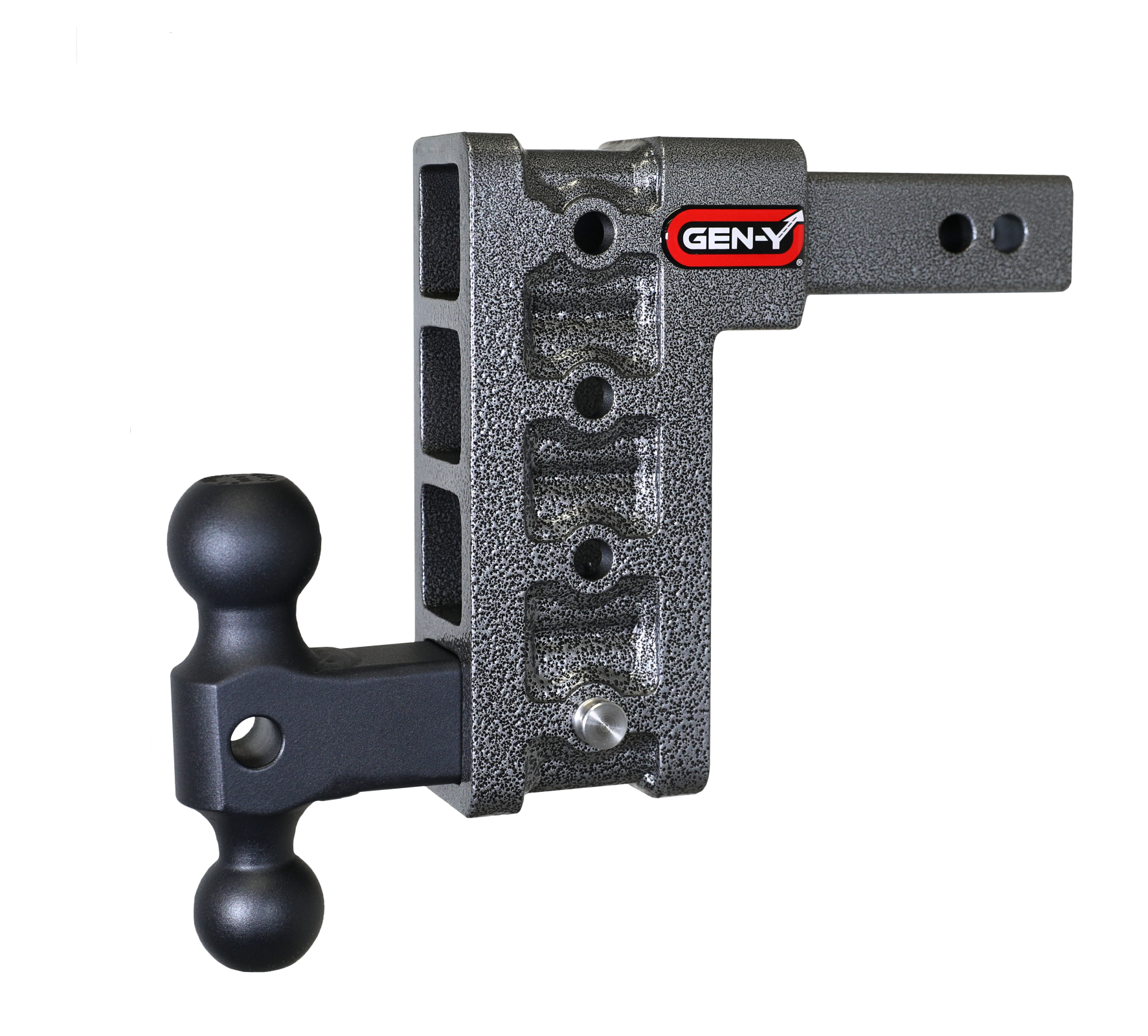 Mega Duty 2 Inch Shank 7.5 Inch Drop 1.5K TW 10K Hitch & GH-031 Dual-Ball Gen Y Hitch