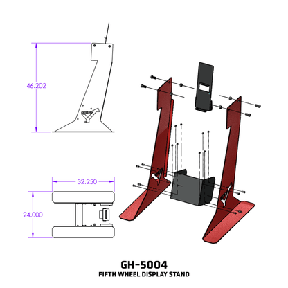 GEN-Y Hitch Fifth Wheel Pin Box Display Stand